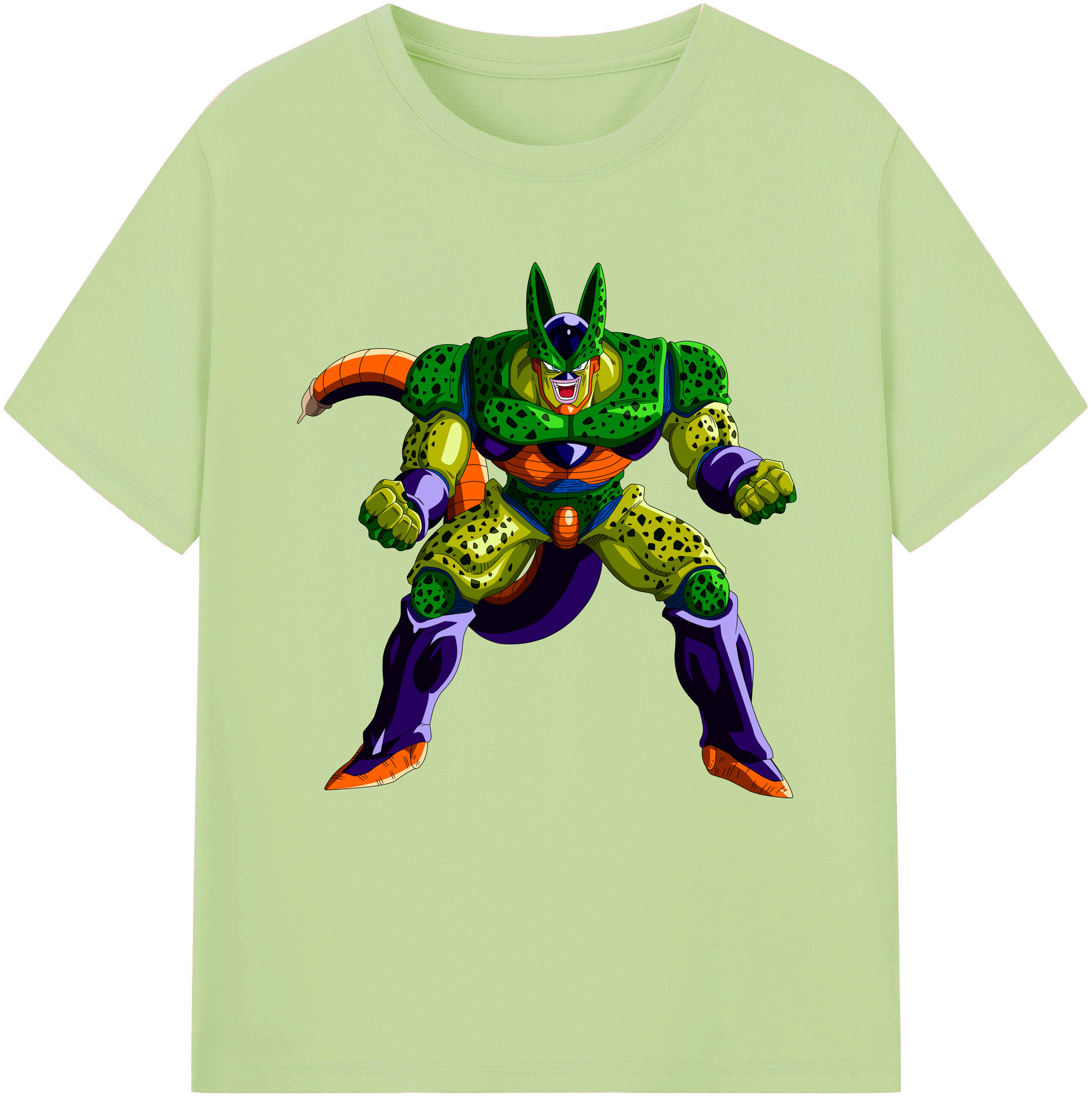 （画像用） ドラゴンボール セル DRAGON BALL Cell 綿100％半袖Tシャツ（フロントプリント）